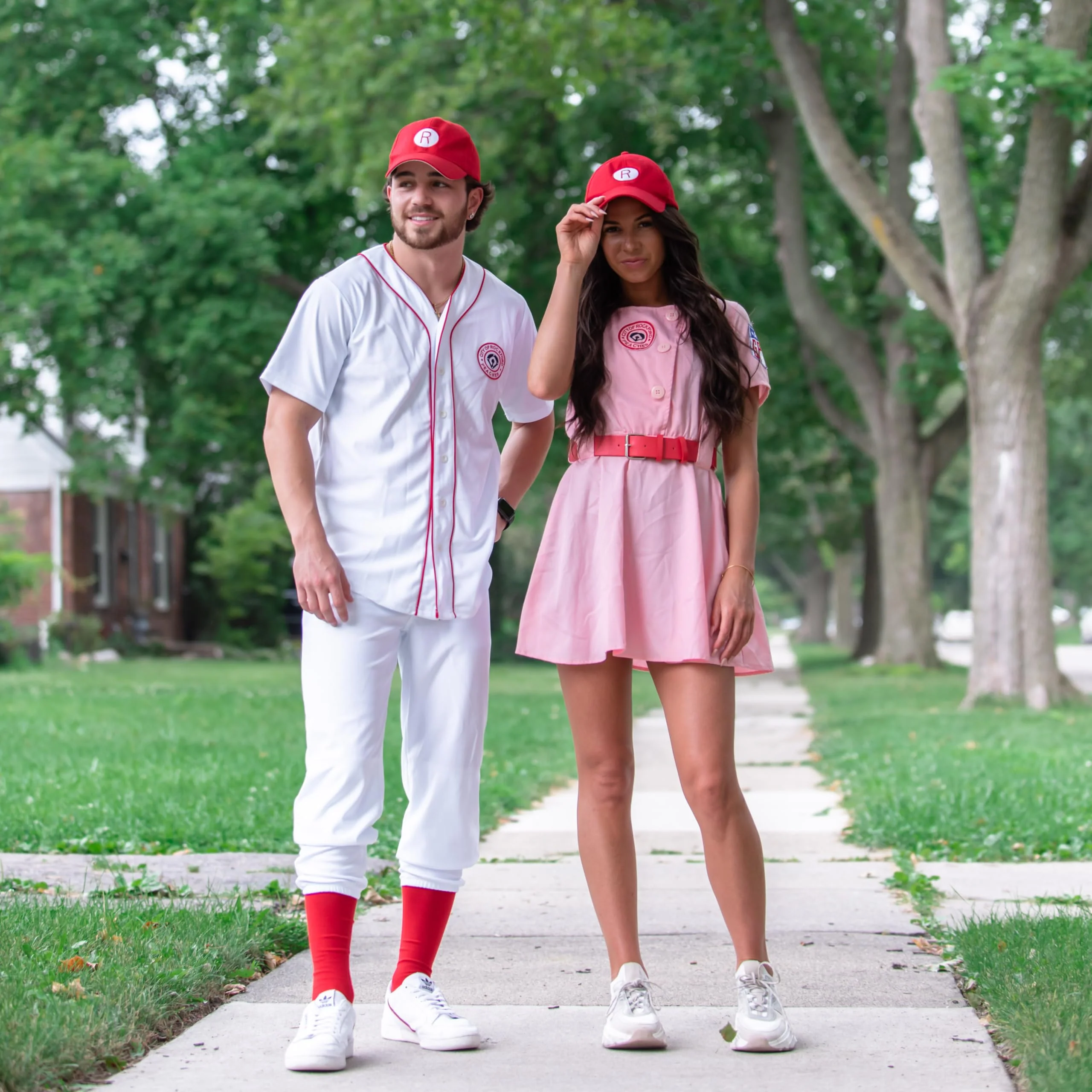 Rockford Peaches AAGPBL Baseball Halloween Costume Dress - Image 7