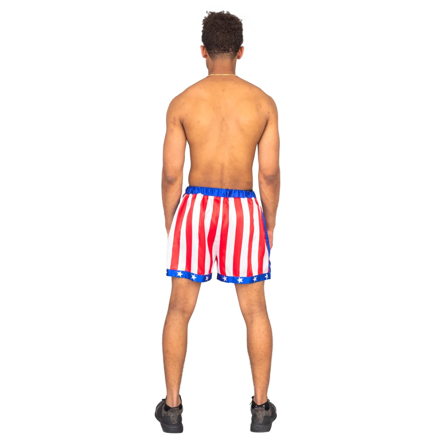 Rocky Balboa Boxing American Adult Flag Shorts - Image 3