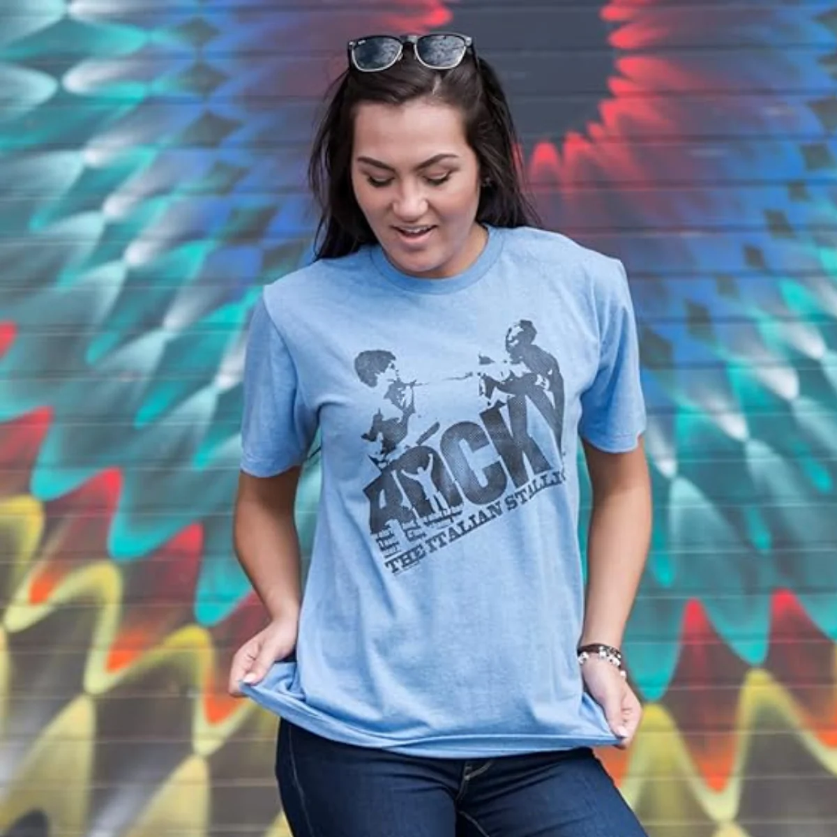 Rocky Halftone Italian Stallion T-shirt - Image 2