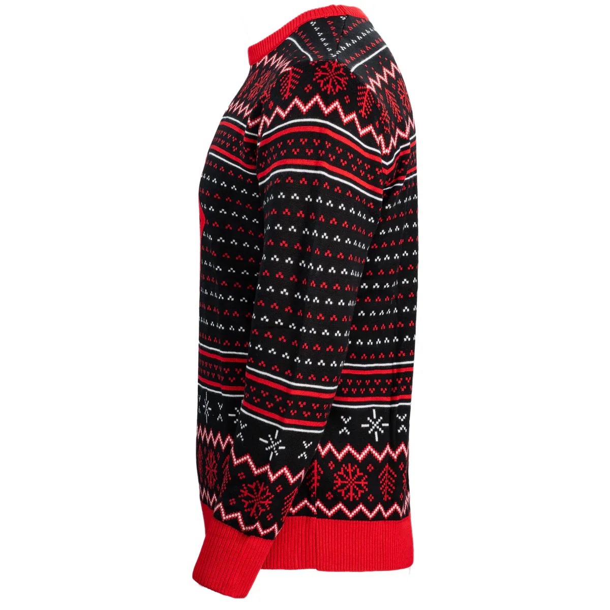 Rolling Stones Lips Tongue Logo Adult Unisex Ugly Christmas Sweater - Image 2