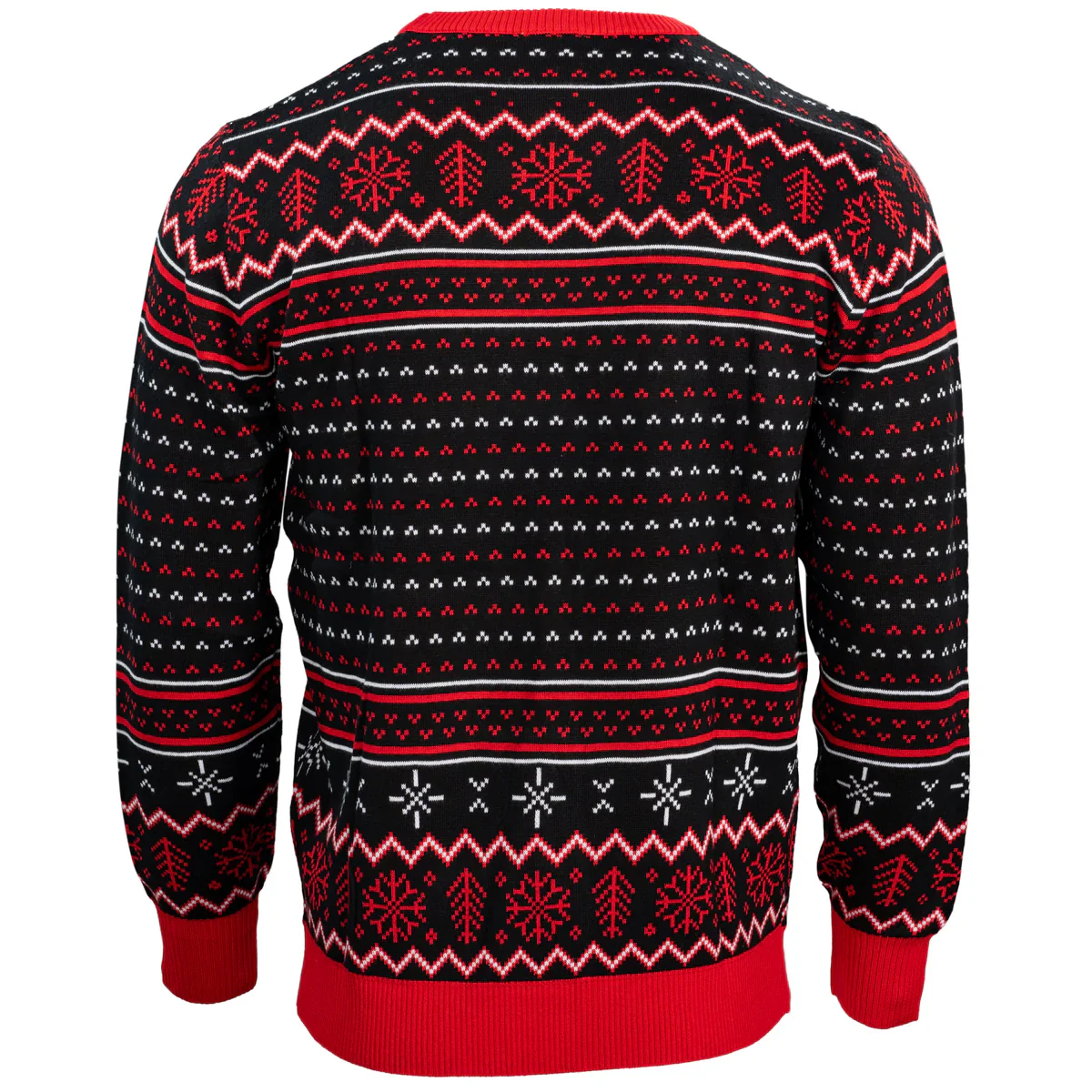 Rolling Stones Lips Tongue Logo Adult Unisex Ugly Christmas Sweater - Image 3