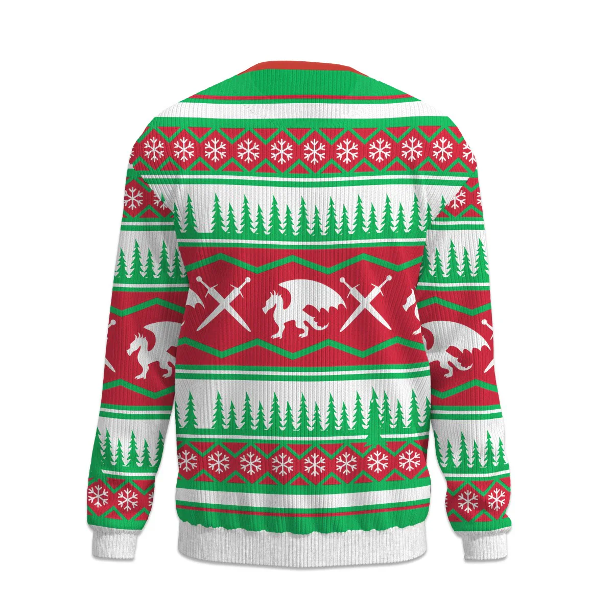 Ronnie James Dio "You're A Mean One" Heavy Metal Adult Unisex Ugly Christmas Sweater - Image 2