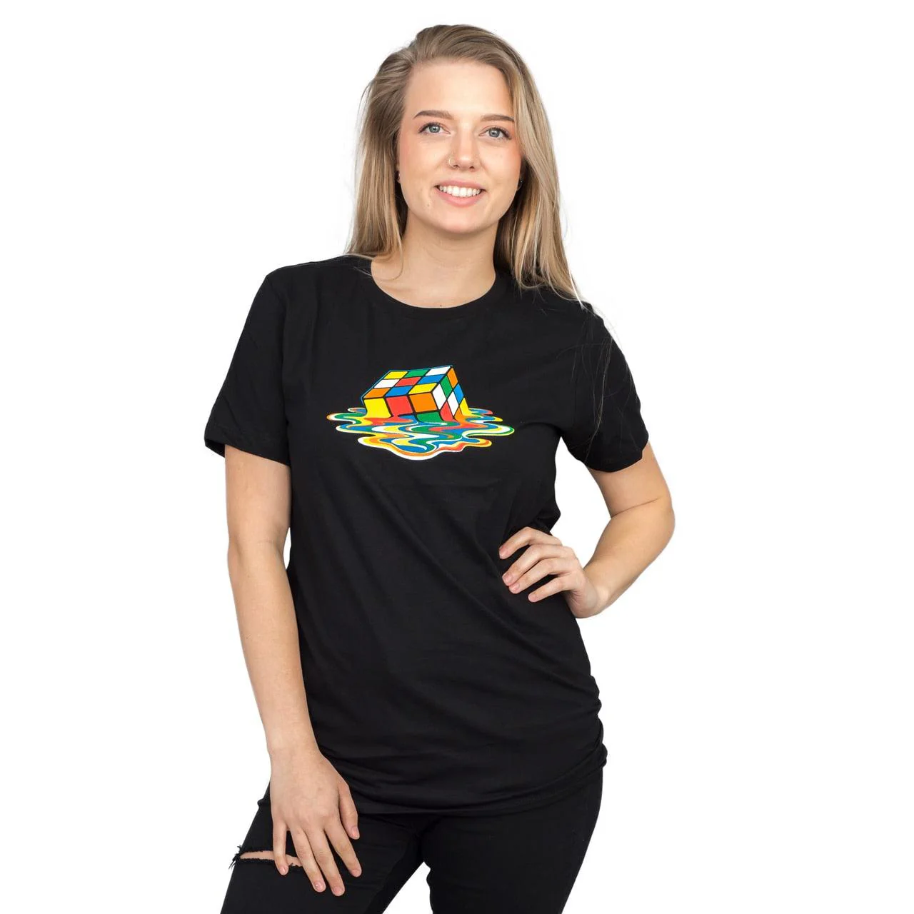 Rubik's Cube Melting Sheldon Cooper T-shirt