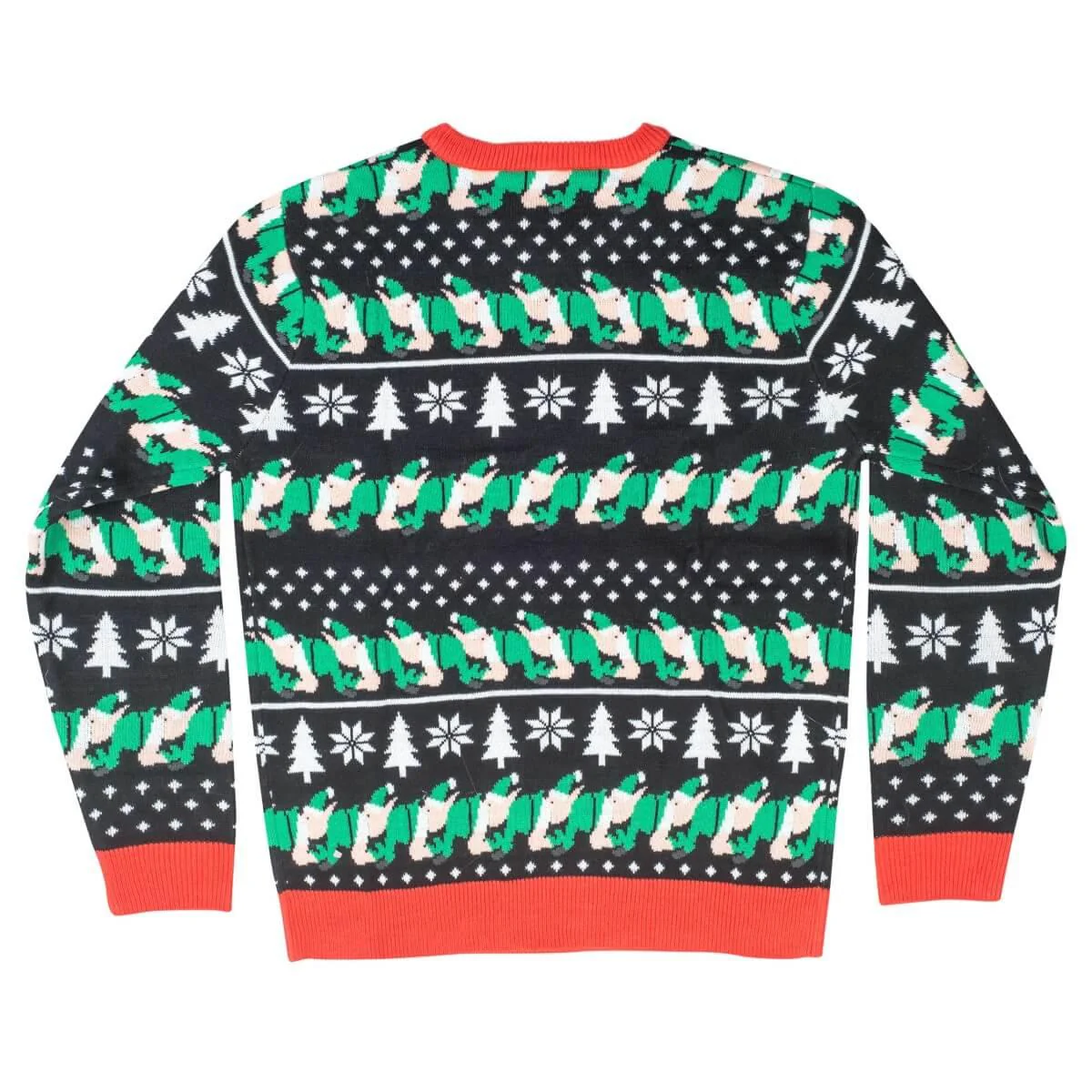 Santa Claus and Elfs Santapead Elves Ugly Christmas Sweater - Image 3