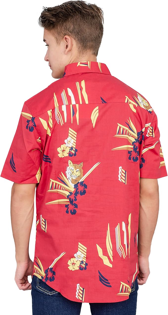 Scarface Tony Montana Hawaiian Adult Costume Button Up Shirt - Image 2