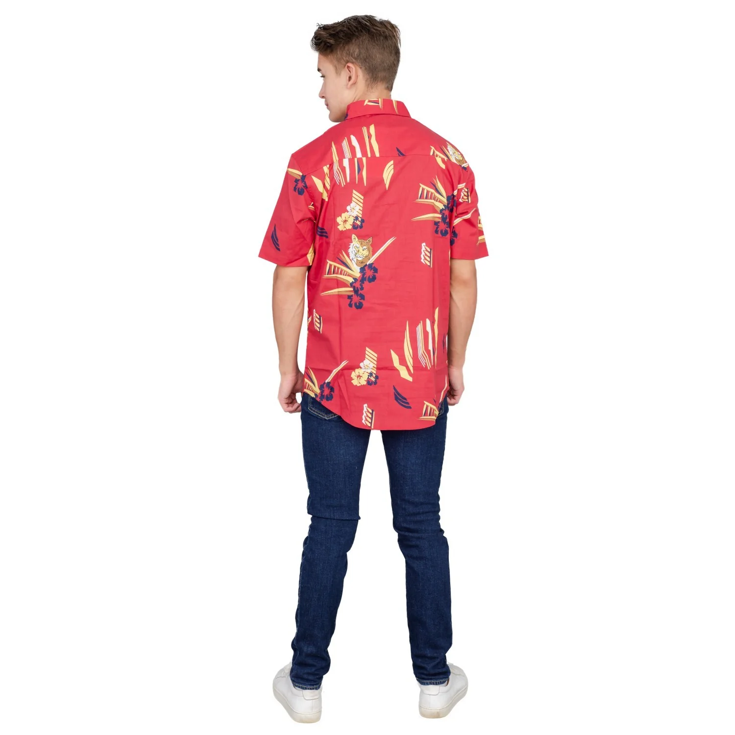 Scarface Tony Montana Hawaiian Adult Costume Button Up Shirt - Image 6