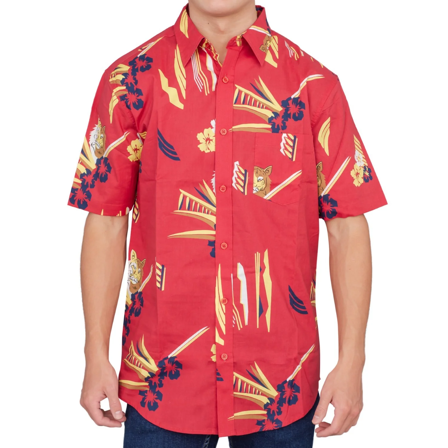 Scarface Tony Montana Hawaiian Adult Costume Button Up Shirt - Image 8