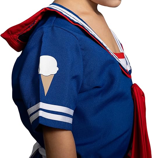 Scoops Ahoy Ice Cream Shop Sailor Kids Costume Set - Image 4
