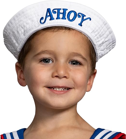 Scoops Ahoy Ice Cream Shop Sailor Kids Costume Set - Image 6