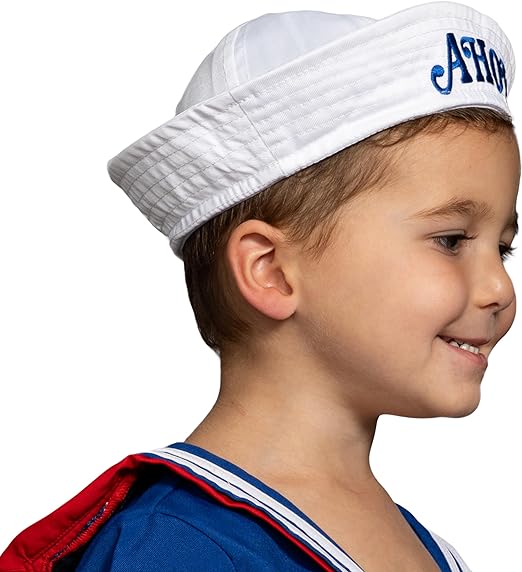 Scoops Ahoy Ice Cream Shop Sailor Kids Costume Set - Image 7