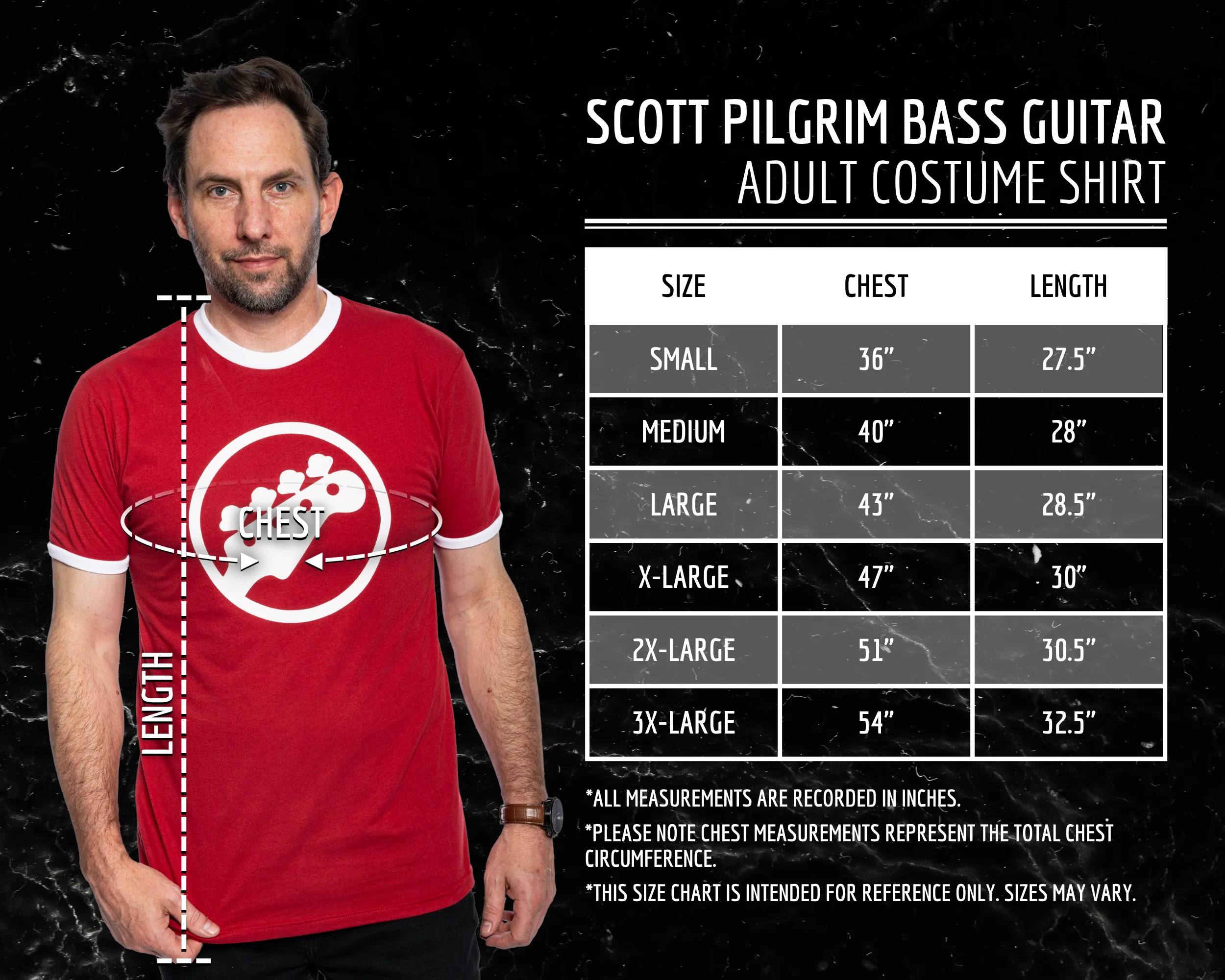 Scott Pilgrim vs. The World Rock Band Bass Guitar T-shirt - Image 2