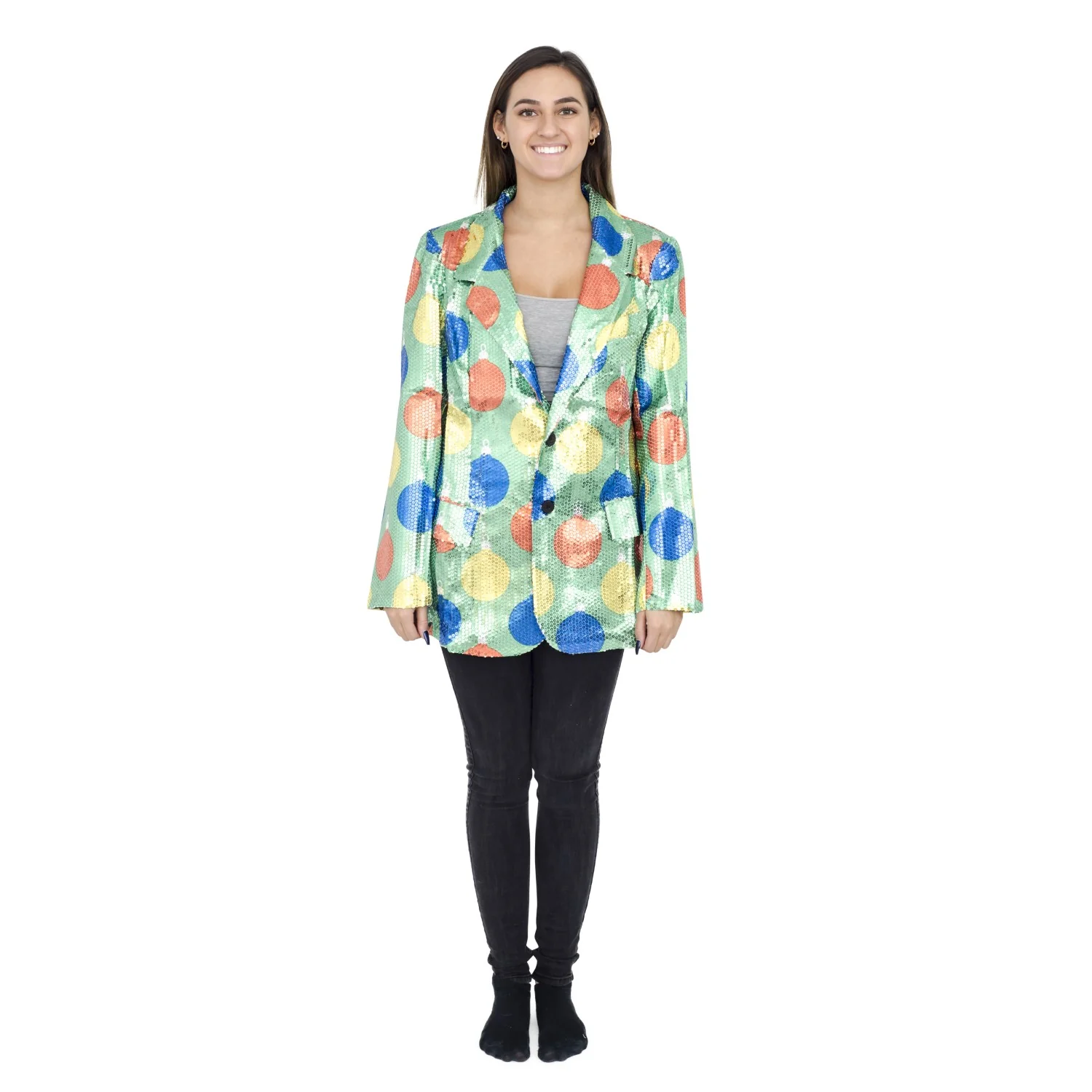 Sequin Ornaments Blazer Jacket - Image 3