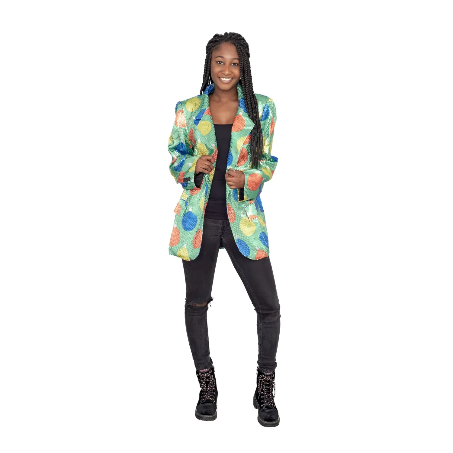 Sequin Ornaments Blazer Jacket - Image 6