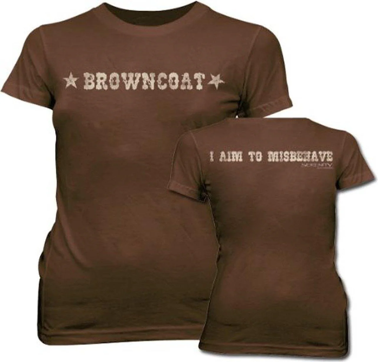 Serenity Browncoat Aim to Misbehave T-shirt