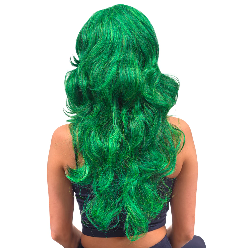 She Green Strong Monster Adult Halloween Costume Wig Cosplay - Image 2