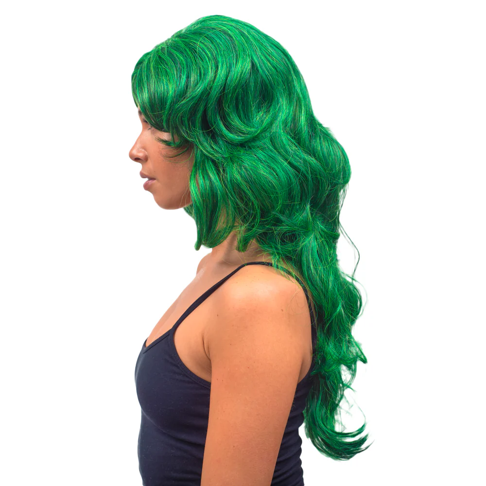 She Green Strong Monster Adult Halloween Costume Wig Cosplay - Image 3