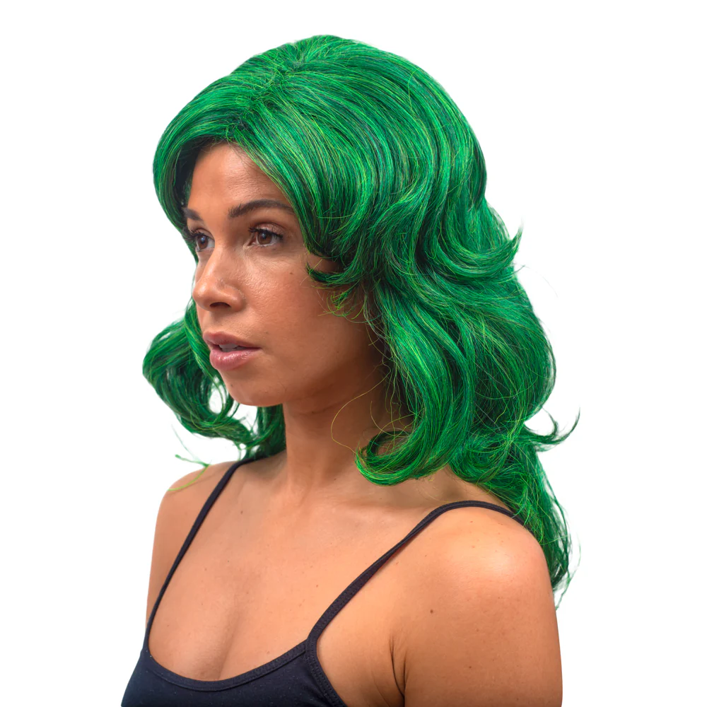 She Green Strong Monster Adult Halloween Costume Wig Cosplay - Image 4