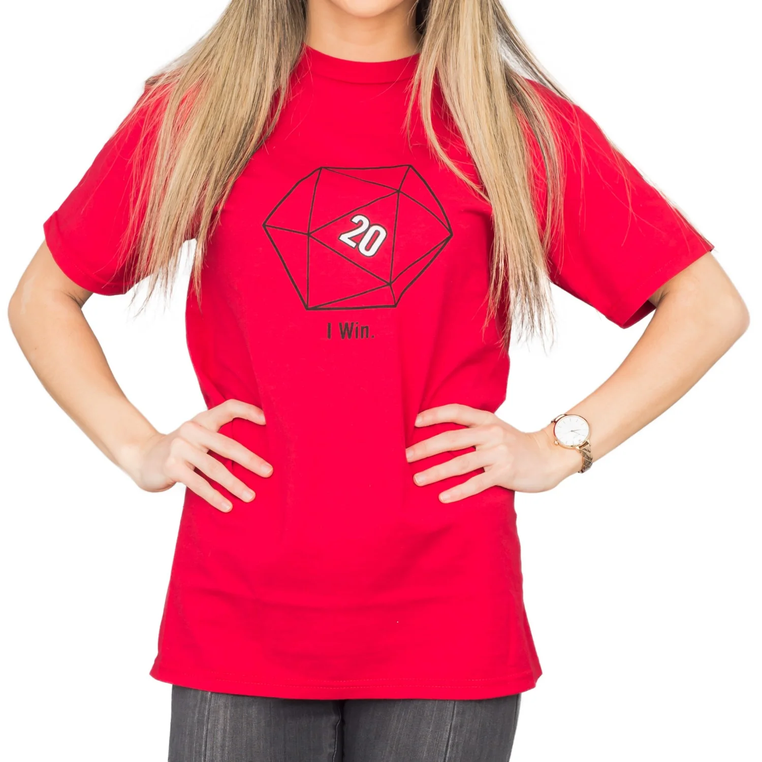 Sheldon Cooper 20 Sided Dice D20 Adult Red T-shirt - Image 10