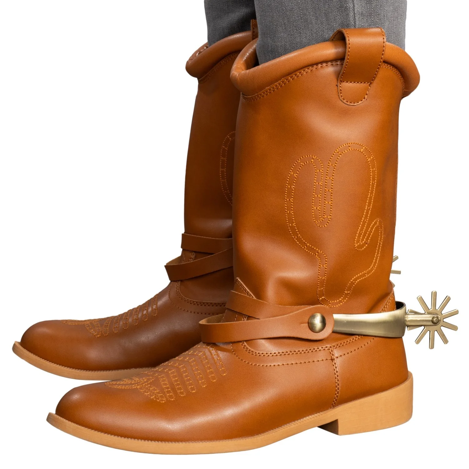 Sheriff Woody Cowboy Adult Halloween Cosplay Costume Set (Shirt, Vest, and Badge) - Image 5