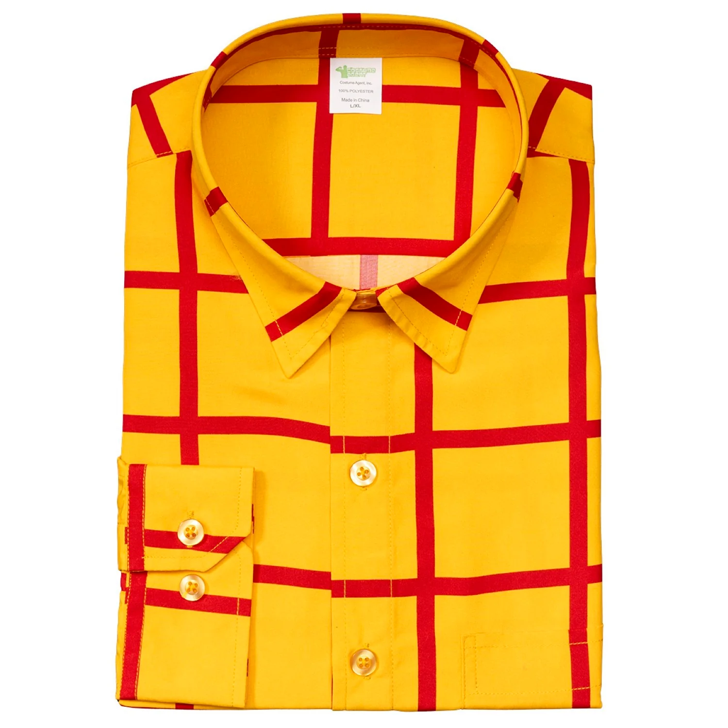 Sheriff Woody Cowboy Adult Halloween Cosplay Costume Set (Shirt, Vest, and Badge) - Image 8