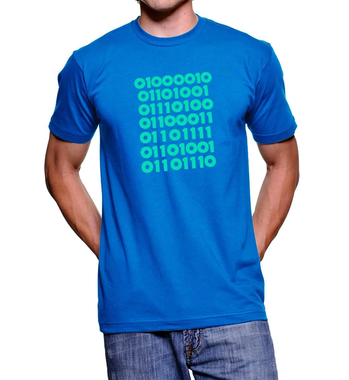 Silicon Valley Bitcoin in Binary T-shirt - Image 4