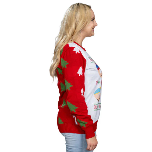 South Park Stan Kyle Cartman Kenny Faces Christmas Sweater - Image 5