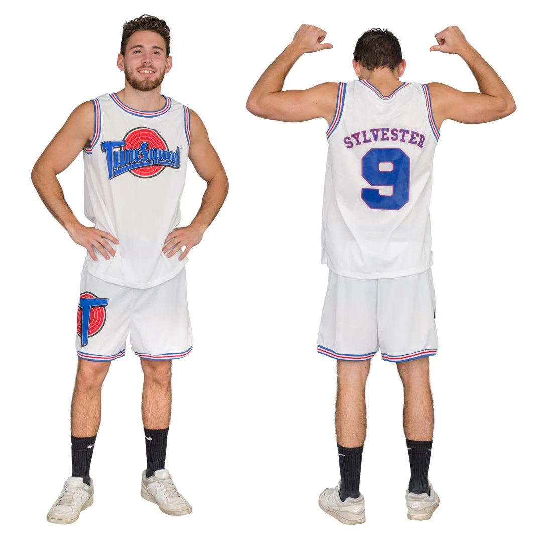Space Jam Tune Squad Unisex Basketball Halloween Cosplay Costume Jersey - Image 7