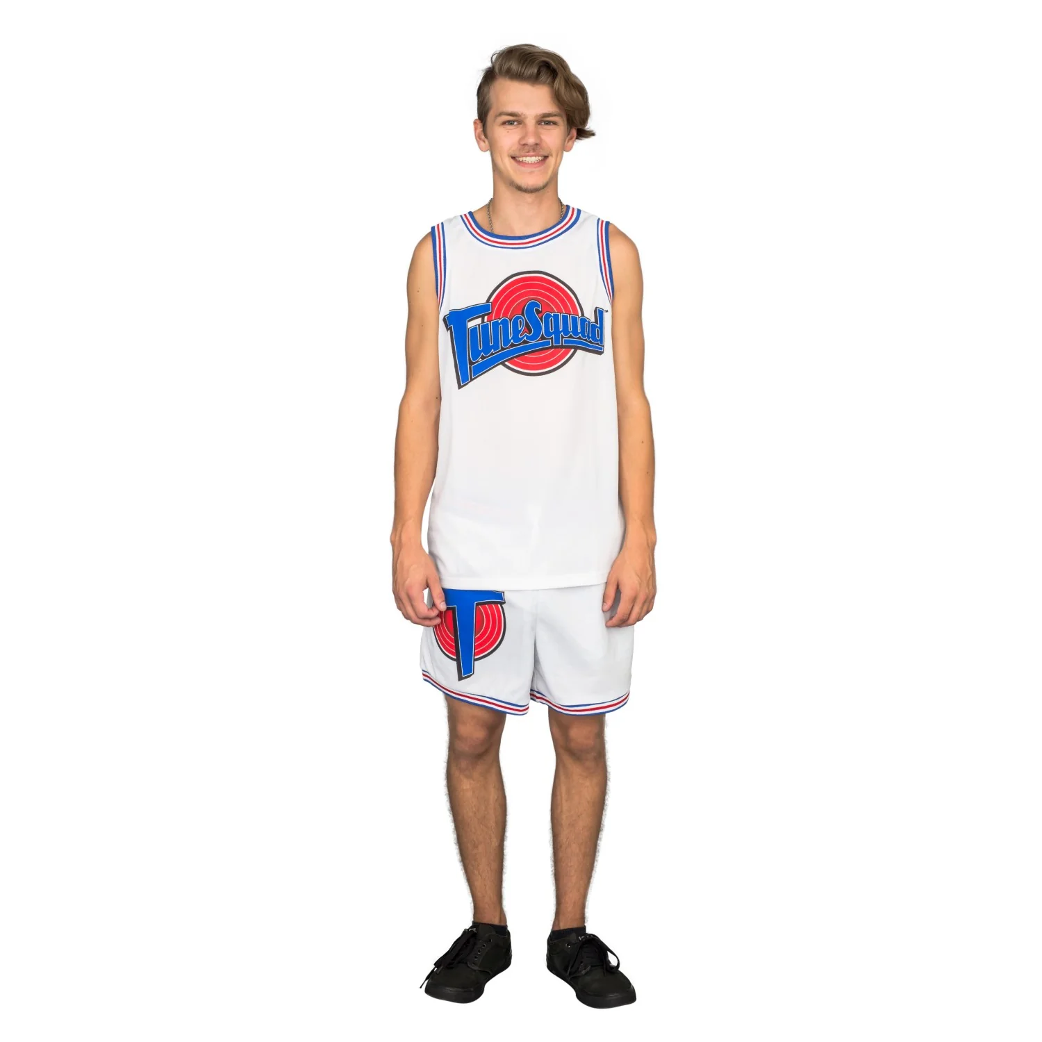 Space Jam Tune Squad White Basketball Shorts - Image 3