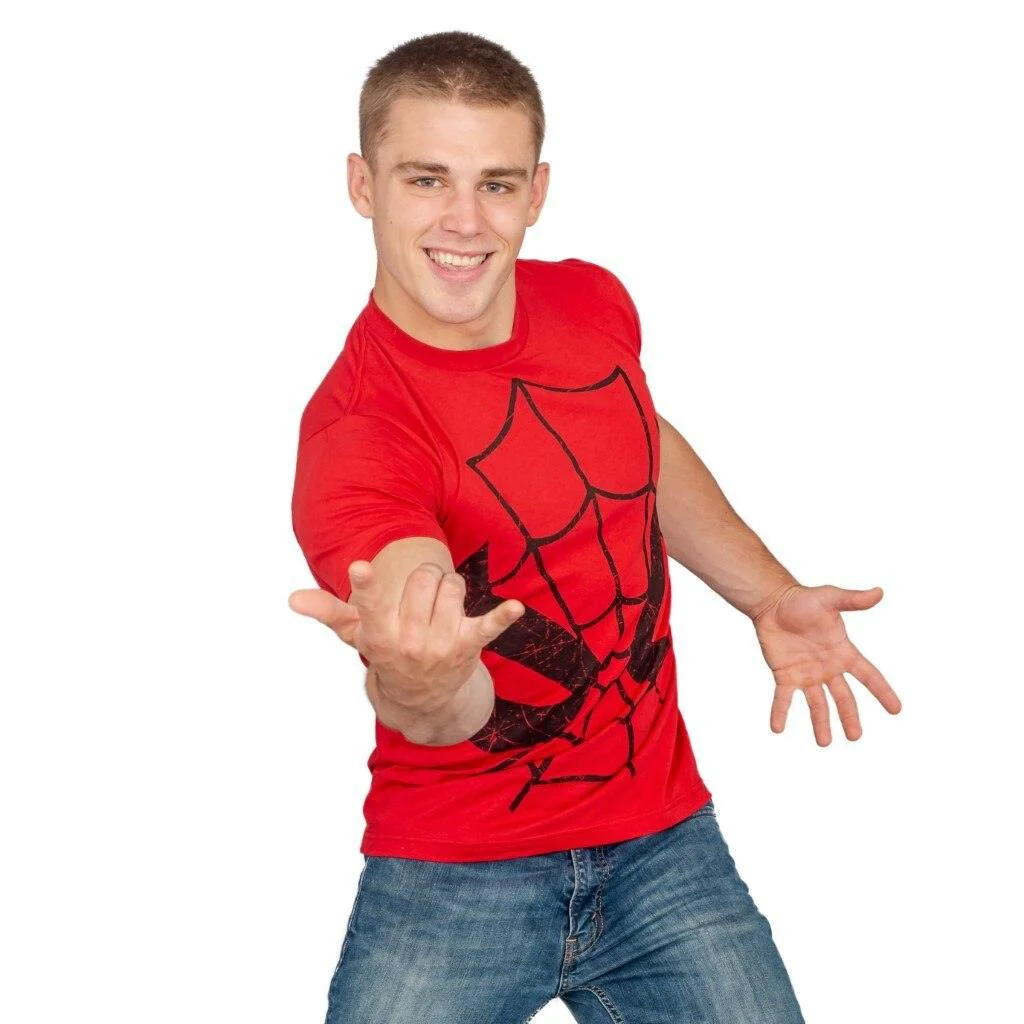 Spider-Man Parker Can't Lose Big Face T-Shirt - Image 3
