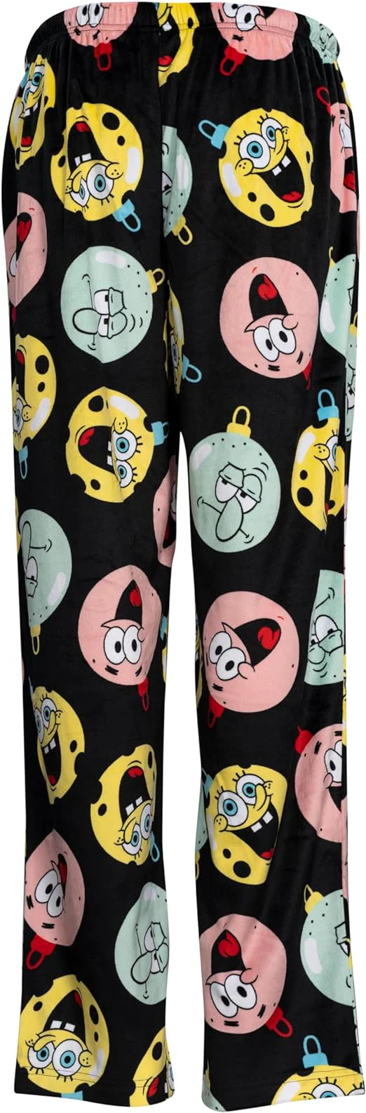Spongebob Ornaments Balls Black Lounge Pants - Image 3