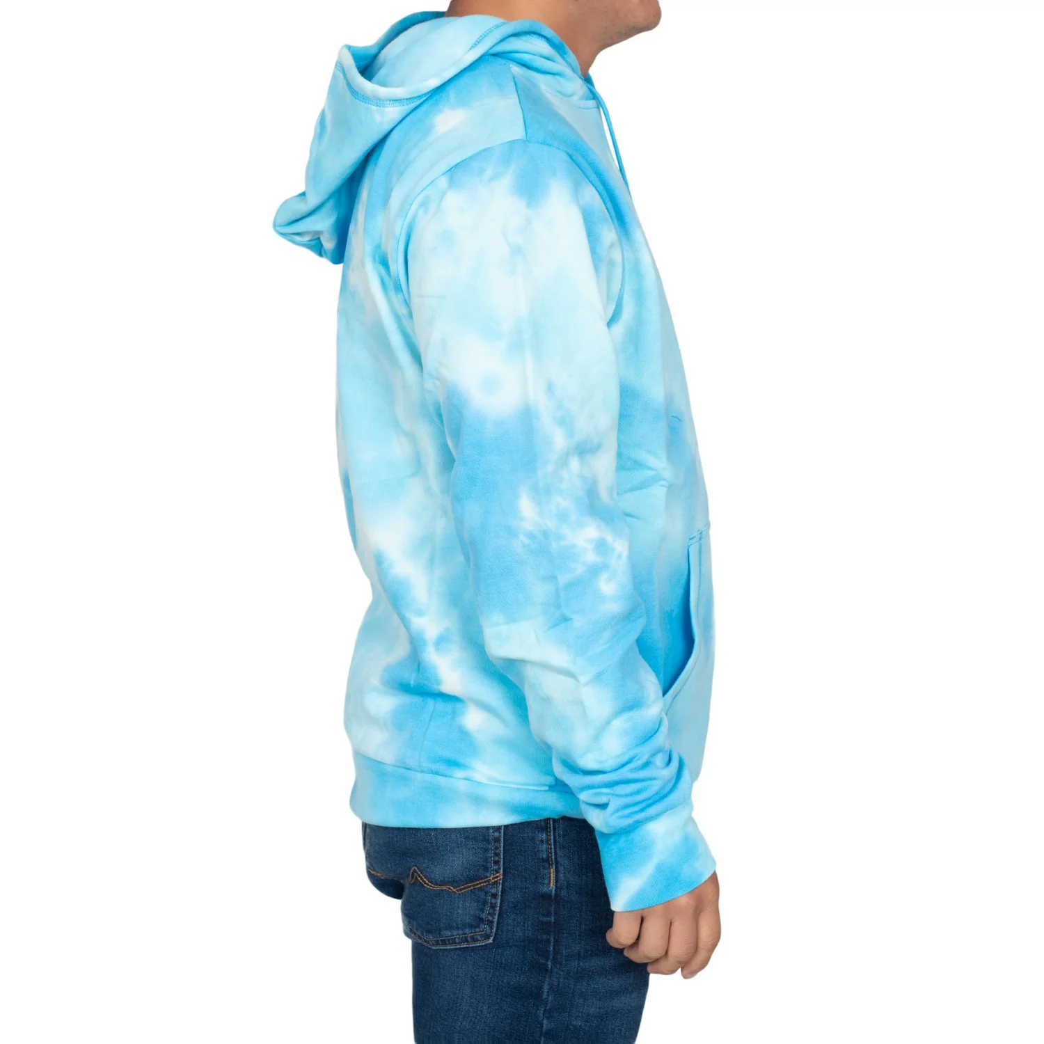 SpongeBob Pineapple House Blue Tie Dye Sweatshirt Pull Over Hoodie - Image 5