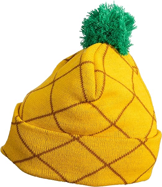 Spongebob Squarepants Pineapple Pom Cuffed Beanie Hat - Image 2
