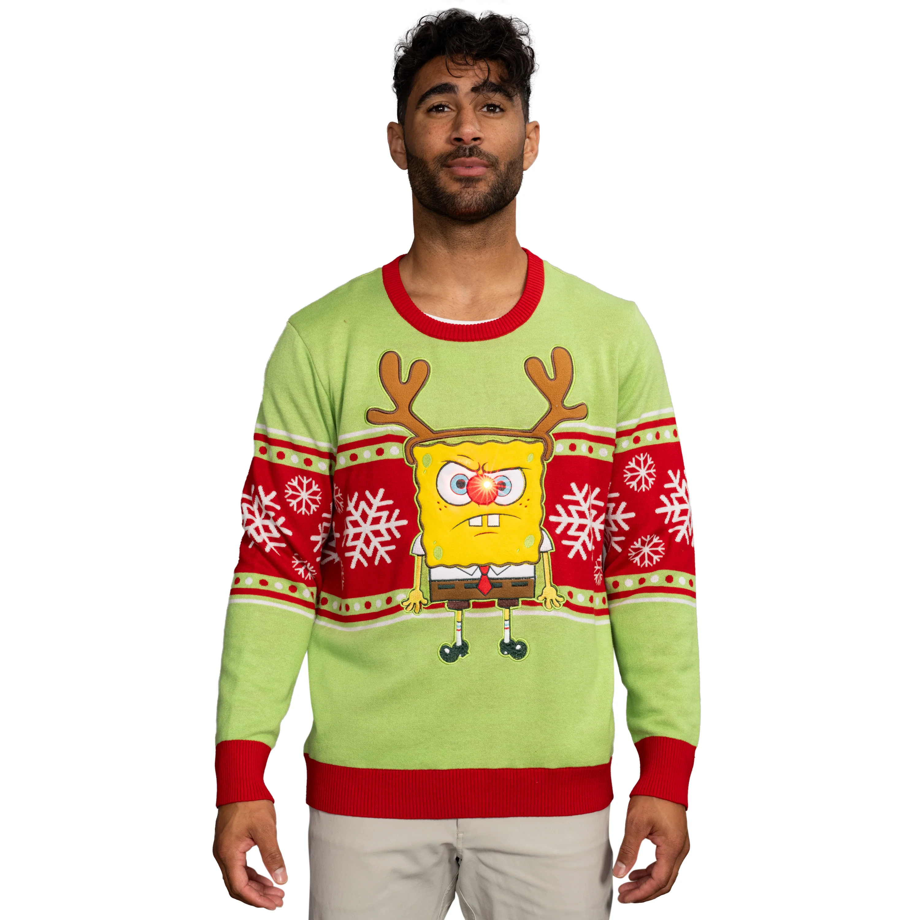 Spongebob Tangled LED Lights Sweater - Image 6