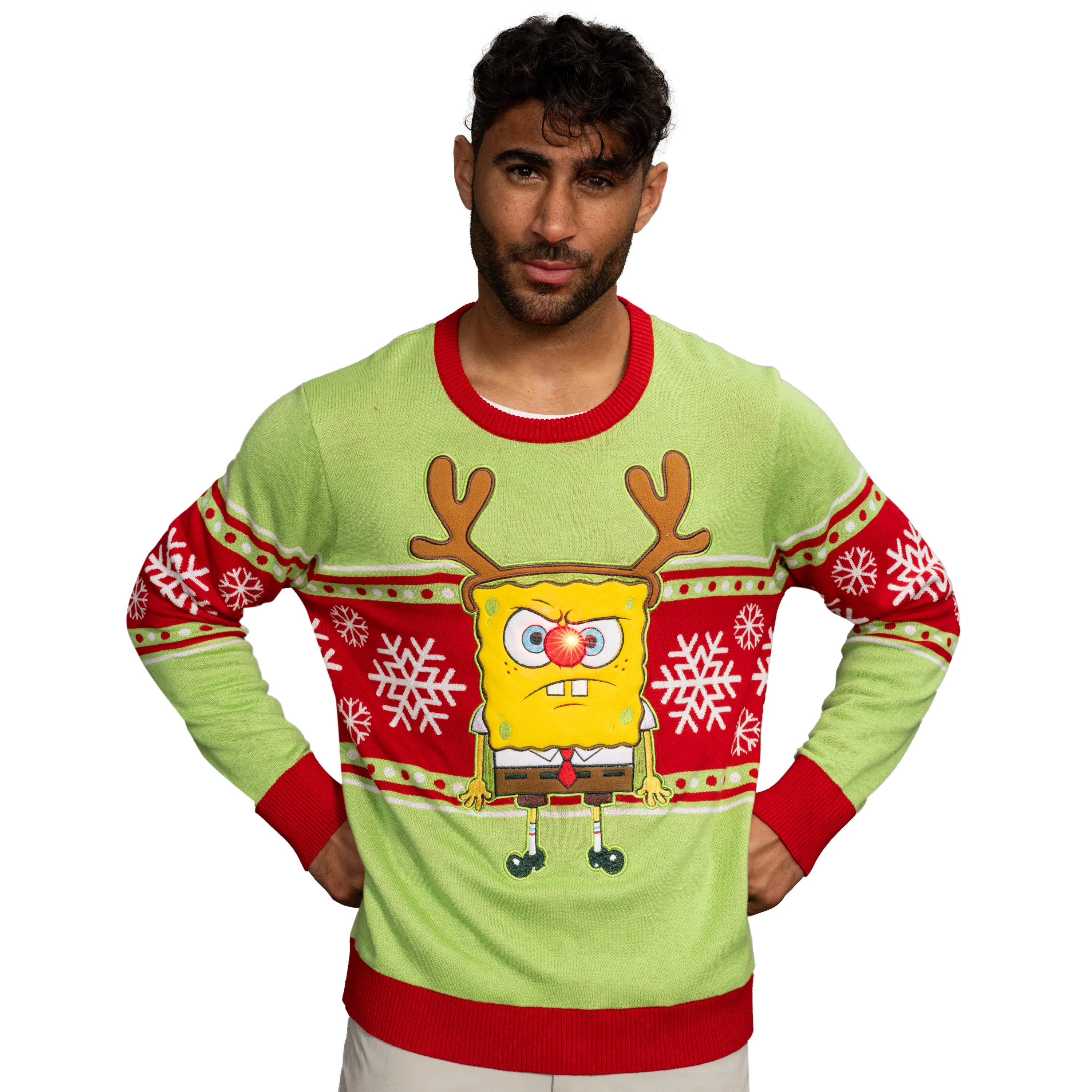 Spongebob Tangled LED Lights Sweater - Image 7
