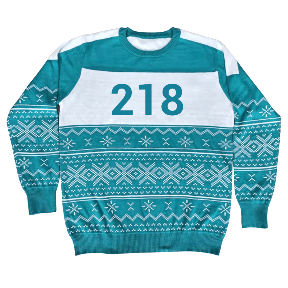 Squid Character Merry Squid-Mas Game Ugly Christmas Sweater - Image 4
