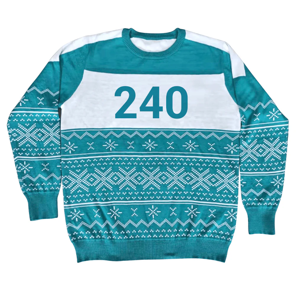 Squid Character Merry Squid-Mas Game Ugly Christmas Sweater - Image 5