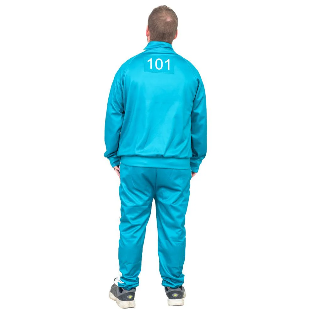 Squid Costume Green Jacket and Pants Halloween Cosplay - Image 3