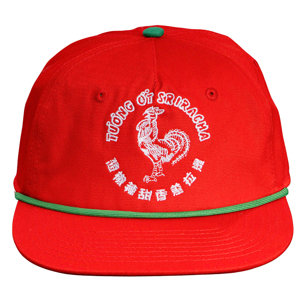 Sriracha Hot Sauce Hat Rooster Logo Red - Image 2