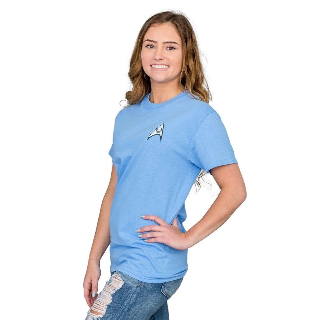 Star Trek Science Uniform Image T-shirt - Image 2