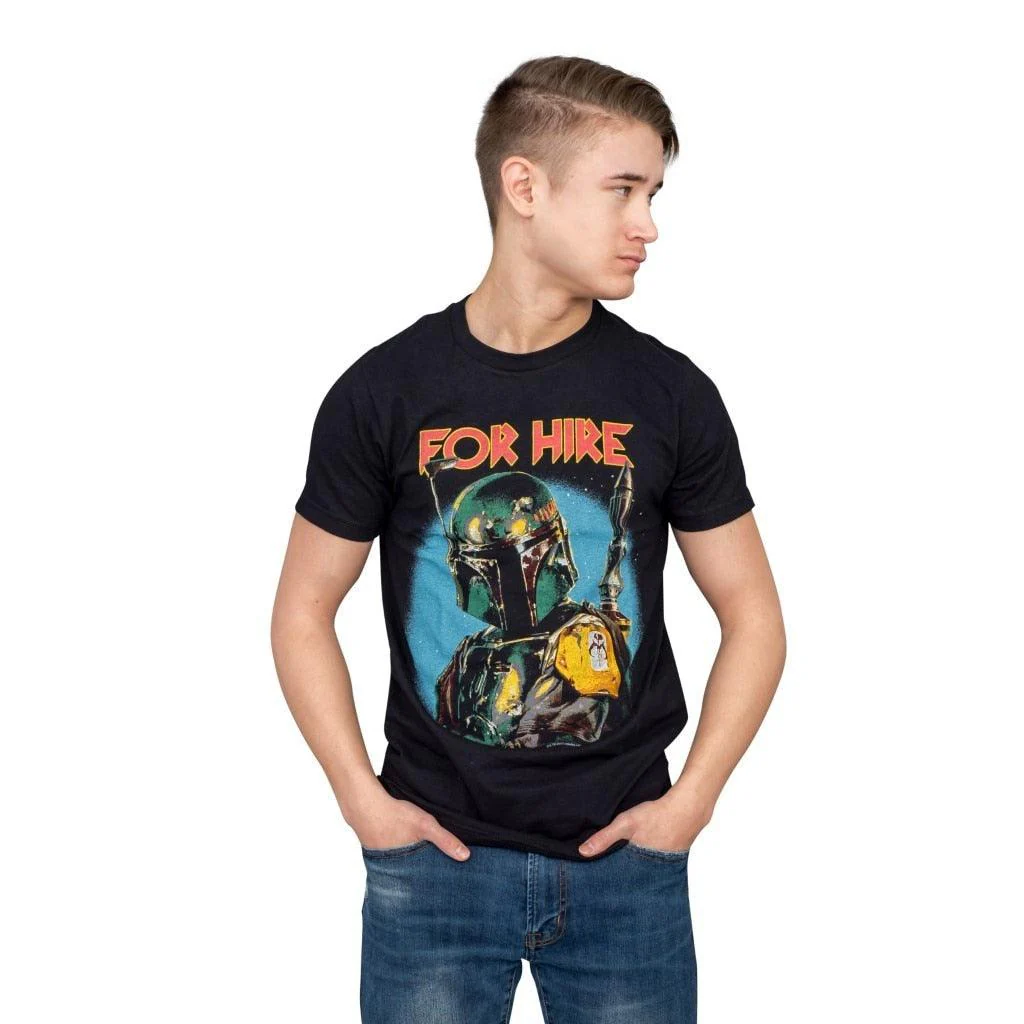Star Wars Boba Fett For Hire T-Shirt - Image 4