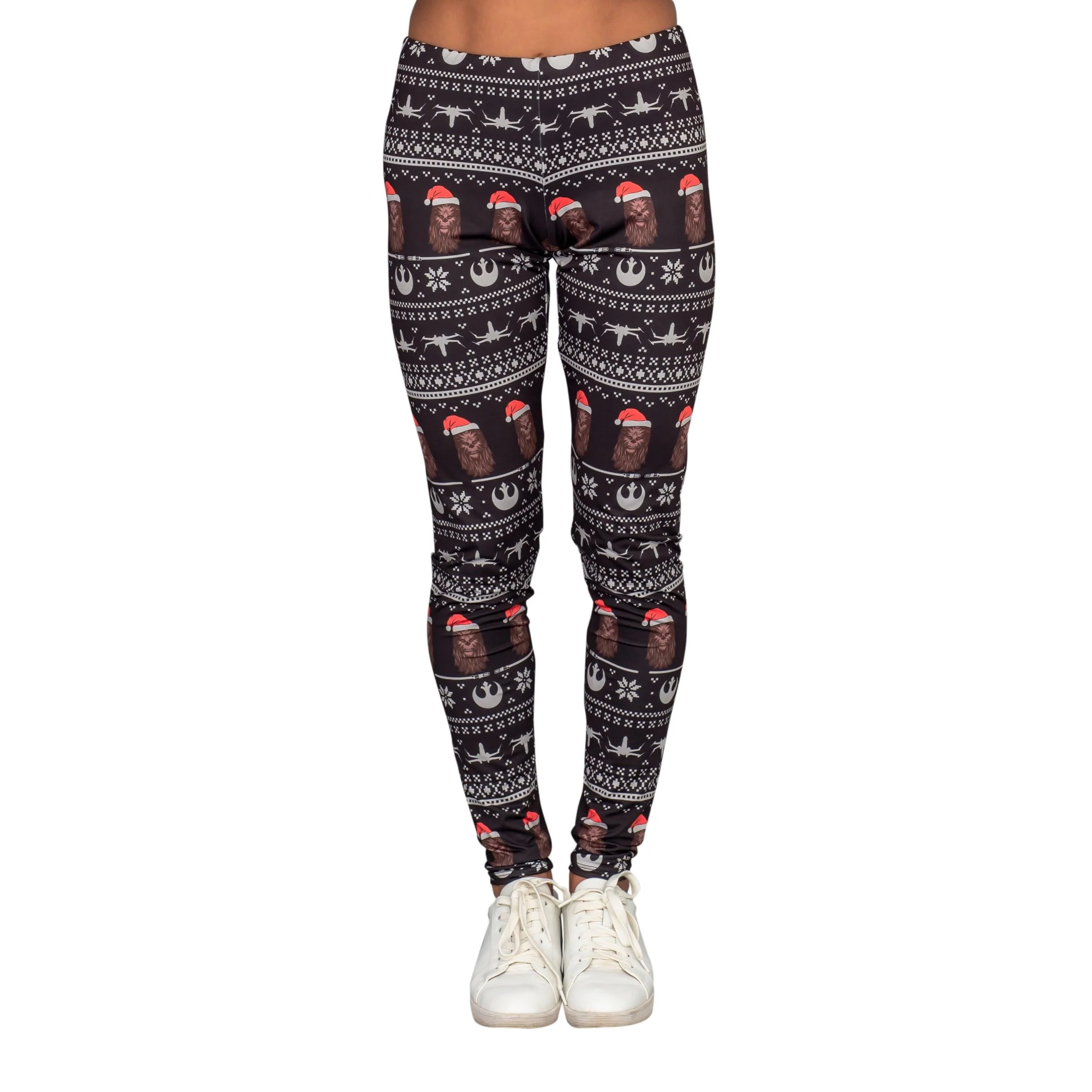 Star Wars Chewbacca Santa Hat Women's Leggings - Image 3