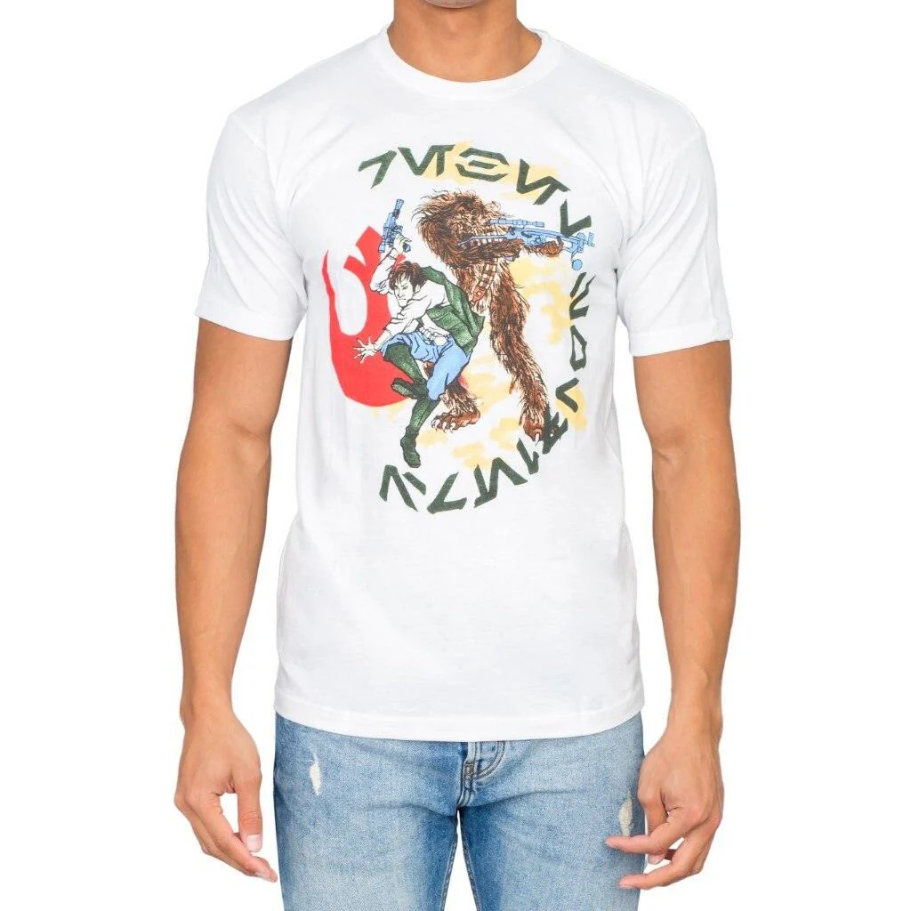 Star Wars Japan Chewey Chewbacca Fighting T-Shirt