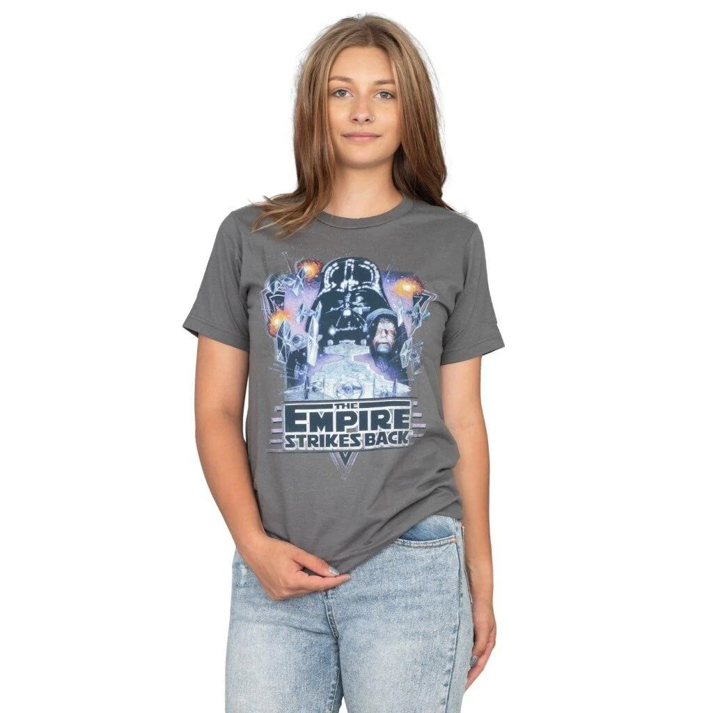 Star Wars Purple Empire Strikes Back T-Shirt - Image 2