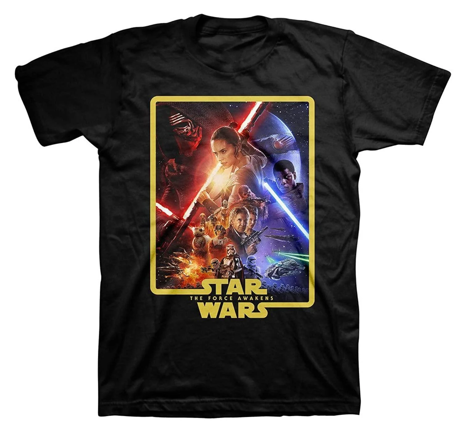 Star Wars The Force Awakens Poster T-shirt - Image 3