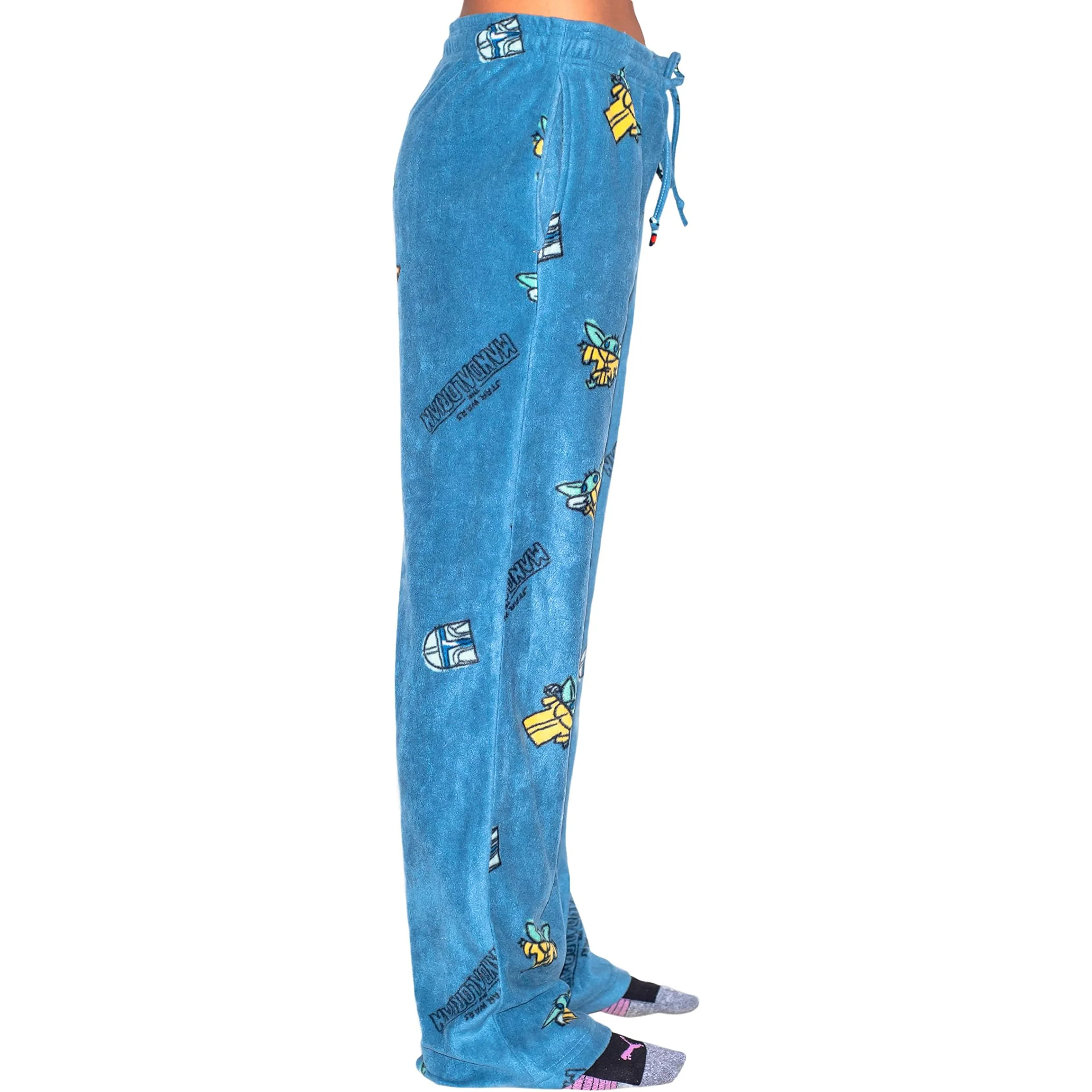 Star Wars The Mandalorian Baby Yoda Christmas Lounge Pants - Image 3