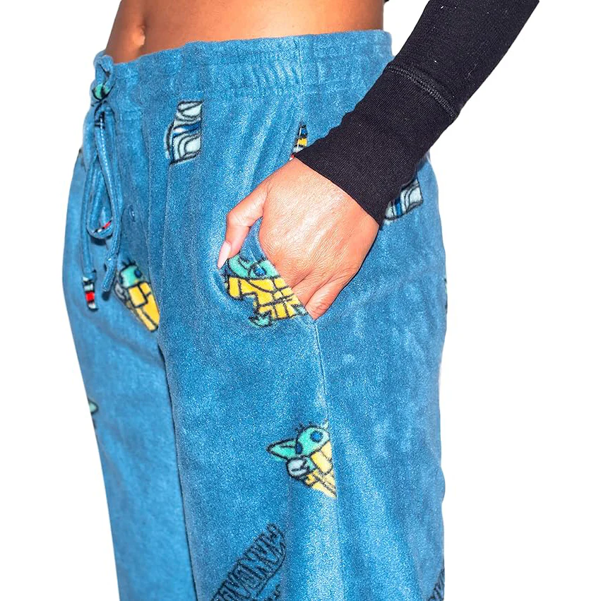 Star Wars The Mandalorian Baby Yoda Christmas Lounge Pants - Image 5