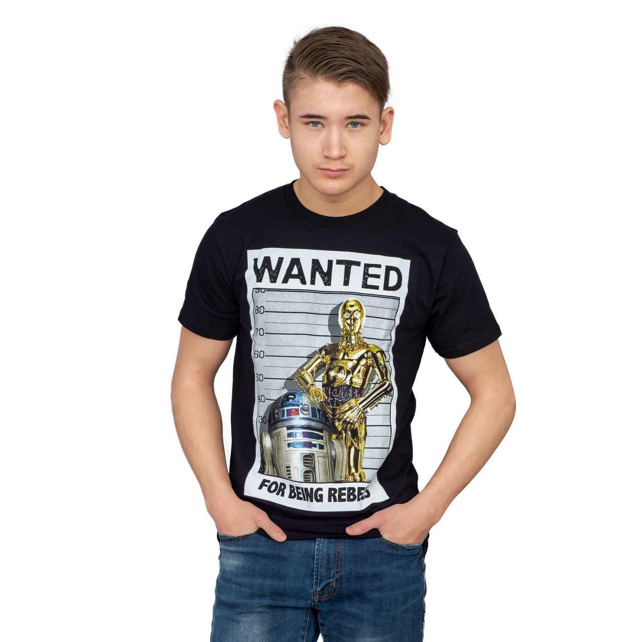 Star Wars Wanted For Being Rebels T-Shirt Tee - Image 2