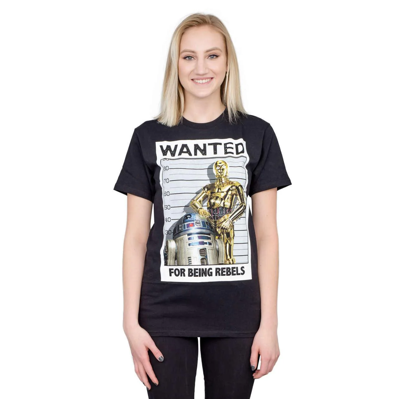 Star Wars Wanted For Being Rebels T-Shirt Tee - Image 3