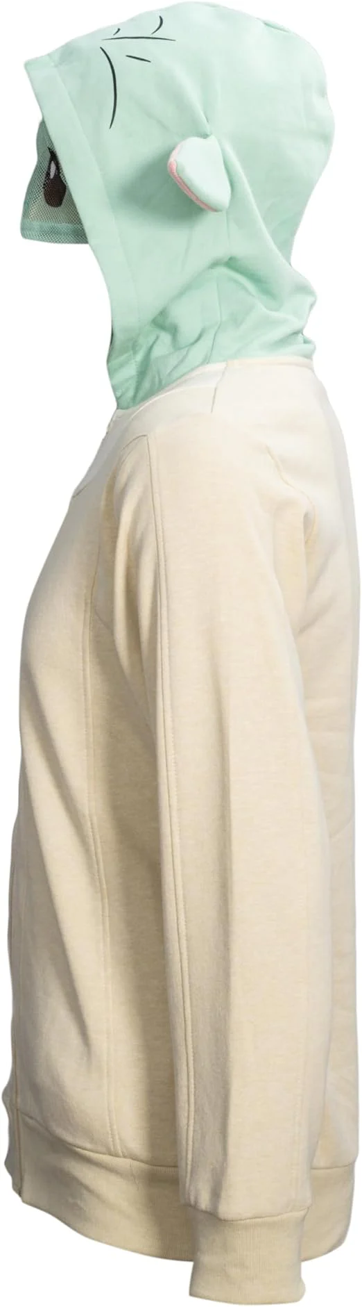 Star Wars Yoda Kids Boys Hoodie Mask with Ears - Image 2
