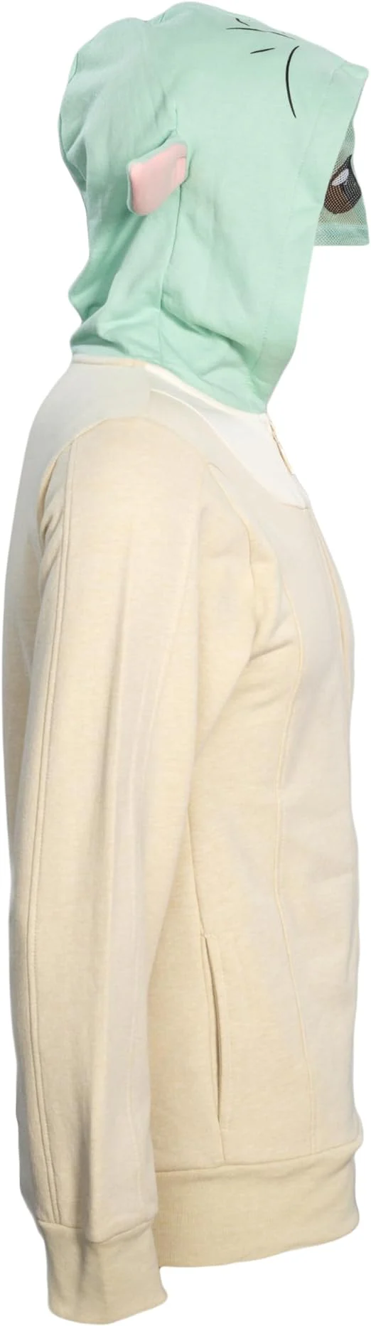 Star Wars Yoda Kids Boys Hoodie Mask with Ears - Image 4